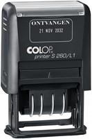 Colop tekststempel met datum Printer tekst: ONTVANGEN