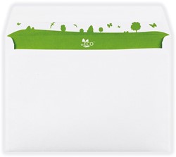 Bong enveloppen beECO, ft 162 x 229 mm, zonder venster, doos van 500 stuks