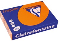 Clairefontaine Trophée Intens, gekleurd papier, A4, 80 g, 500 vel, feloranje