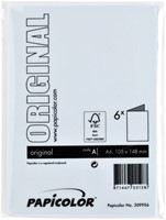 Correspondentiekaart Papicolor dubbel 105x148mm babyblauw pak à 6 stuks-2
