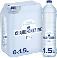 Chaudfontaine Still water, fles van 1,5 l, pak van 6 stuks