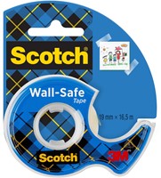 Scotch Wall-Safe tape, ft 19 mm x 16,5 m, op blister