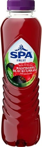 Spa Fruit Still raspberry blackcurrant, fles van 40 cl, pak van 6 stuks
