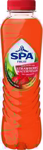 Spa Fruit Still strawberry watermelon, fles van 40 cl, pak van 6 stuks