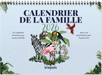 Brepols gezinskalender weekoverzicht, Franstalig, 2026