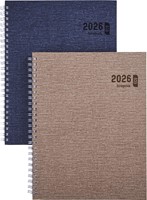 Brepols agenda Ecotiming, Kazar, assorti, 2026, spiraalgebonden