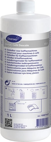 Diversey ontkalker voor koffiemachines, flacon van 1 liter