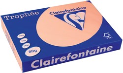 Clairefontaine Trophée Pastel, gekleurd papier, A3, 80 g, 500 vel, zalm