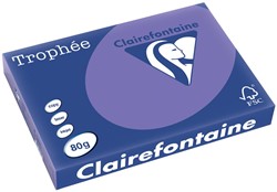 Clairefontaine Trophée Intens, gekleurd papier, A3, 80 g, 500 vel, violet