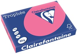 Clairefontaine Trophée Intens, gekleurd papier, A3, 80 g, 500 vel, fuchsia