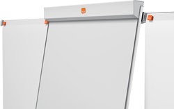 Nobo Impression Pro flipover, ft 68 x 105 cm, met uitschuifbare armen, uit staal, magnetisch, driepoort