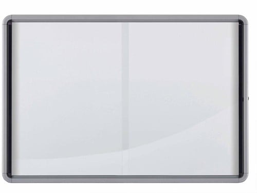 Nobo Premium Plus binnenvitrine, schuifdeuren met hoekslot, magnetisch, 12 x A4