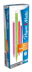 Paper Mate vulpotlood Non-Stop, doos van 12 stuks in geassorteerde kleuren