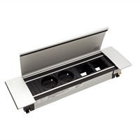 Inbouw Stekkerdoos Power Frame Bachmann 2x 230V + 2x USB C en 2x USB A