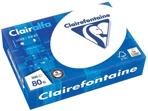 Clairefontaine Clairalfa printpapier ft A5, 80 g, pak van 500 vel