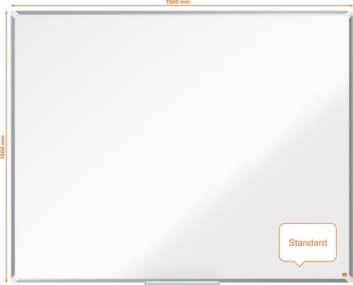 Nobo Premium Plus whiteboard, emaille, magnetisch, 150 x 120 cm-2