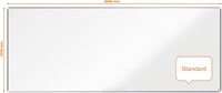 Nobo Premium Plus magnetisch whiteboard, emaille, ft 300 x 120 cm-2