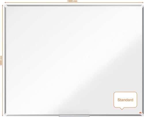 Nobo Premium Plus whiteboard, gelakt staal, magnetisch, 150 x 120 cm-2