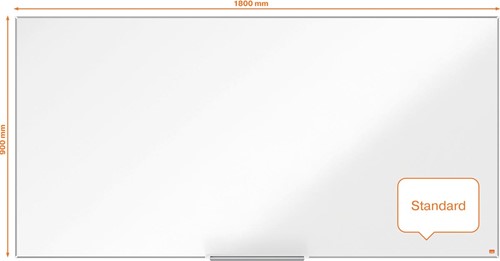 Nobo Impression Pro magnetisch whiteboard, gelakt staal, ft 180 x 90 cm-2