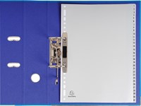 Exacompta tabbladen numeriek voor ft A4, uit PP, 31 tabs, grijs-1