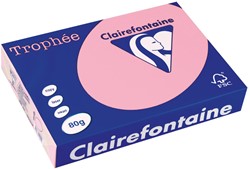 Clairefontaine Trophée gekleurd papier, A4, 80 g, 500 vel, roze