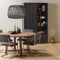 Move Schuifdeurkast Grenen Mat Zwart [Fsc]-2