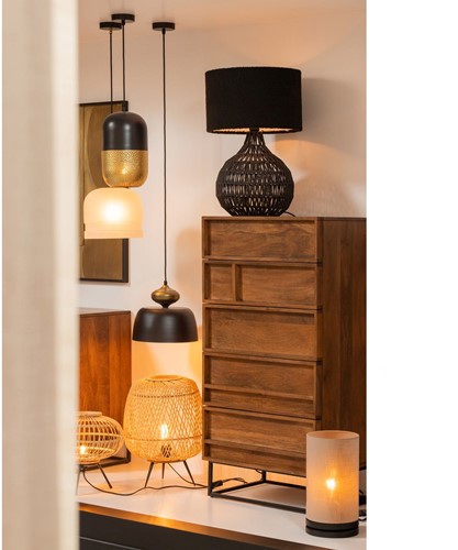 Micah Hanglamp Glas Off White-2