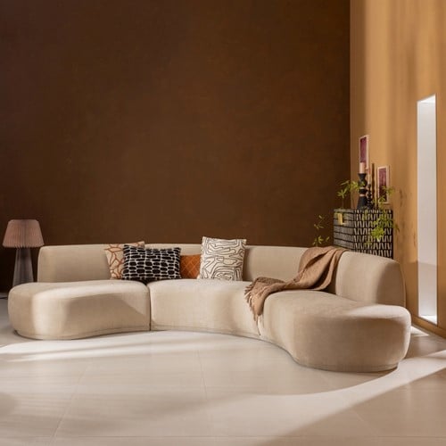 Bank Batavier half rond naturel-2