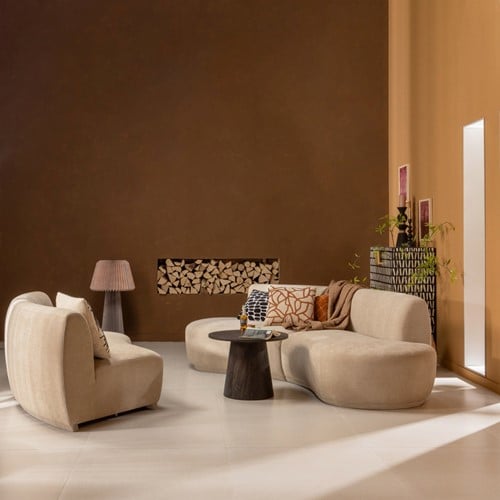 Bank Batavier half rond naturel-3