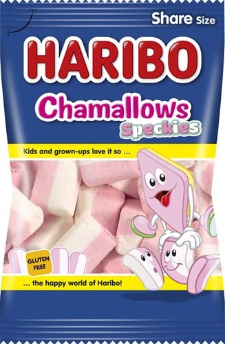 Haribo Chamallows Speckies, zakje van 175 g