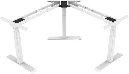 Elektrisch zit sta hoekbureau frame NEN 527