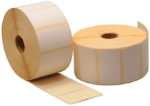 Zebra etiket 38X25 huismerk permanent 2.580/ROL 1 ROL