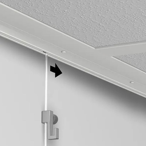 Whiteboard ophangset zonder schroeven in wand-3
