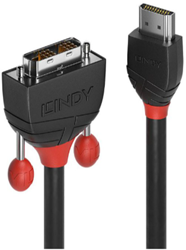 Kabel HDMI - DVI 3M zwart