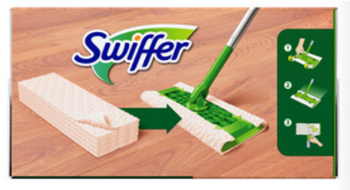 Swiffer Dry navulling, doekjes met bijenwas voor parket, pak van 18 stuks-2