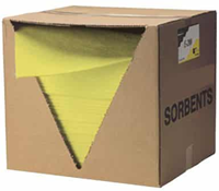 Universele absorptiedoek chemische vloeistoffen