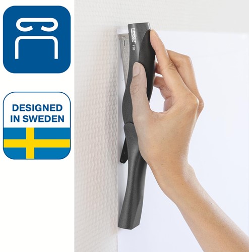 Rapid Fashion Ultimate StandUp nietmachine F20, niet 20 vel, voor nietjes 24/6 en 26/6, zwart-3