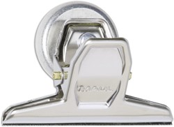 MAUL papierklem bulldogclip magnetisch 75mm blister 3 st verchroomd