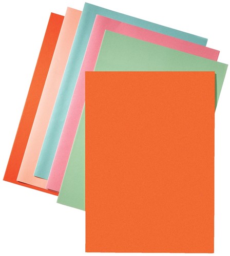 Esselte dossiermap oranje, papier van 80 g/m², pak van 250 stuks