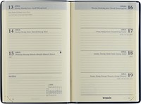 Brepols agenda Delta Seta 6-talig, blauw, 2026-2