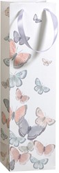 Geschenkzak Tender Butterflies, voor fles, 38 x 10 x 10 cm