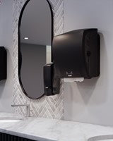 Handdoekroldispenser Katrin systeemrol zwart 82070-3