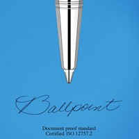 Parker ECO balpen navulling, medium, zwart, 20 stuks-3