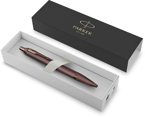Parker IM Monochrome balpen Bordeaux, medium, giftbox-2