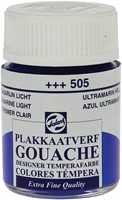 Talens plakkaatverf Extra Fijn flacon van 16 ml, licht ultramarijn