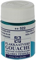 Talens plakkaatverf Extra Fijn flacon van 16 ml, turkooisblauw