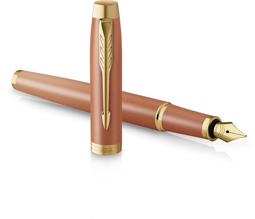 Parker IM Rituals vulpen, oranje GT, medium, giftbox