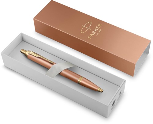 Parker IM Rituals balpen, oranje GT, medium, giftbox-2
