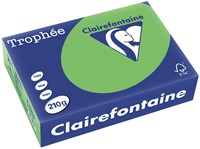 Clairefontaine Trophée Intens, gekleurd papier, A4, 210 g, 250 vel, grasgroen
