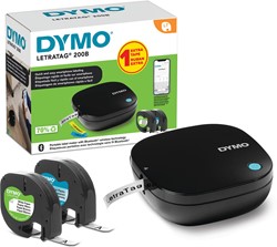 Display Dymo: 10 x LetraTag 200B promopack + 10 x LetraTag 100H + 40 x tape (20 x papier en 20 x plastic)